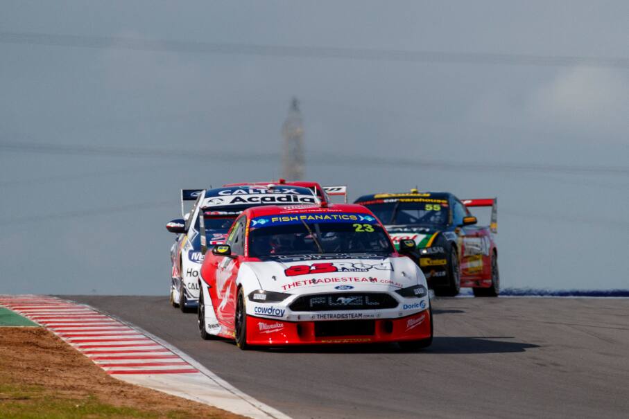 Tickford's Will Davidson and Mostert gave Mustang a 1-2-3 sweep on Sunday. Tickford's Will Davidson and Mostert gave Mustang a 1-2-3 sweep on Sunday.